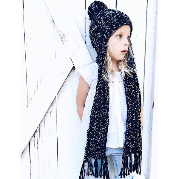 BAREN SCARF HAT KnitLace ネイビー ¥18,600 SCARF HAT (M) / Dot Border - Orange – BAREN（バレン）