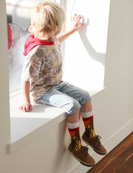 Crew Socks - Surf Sunset