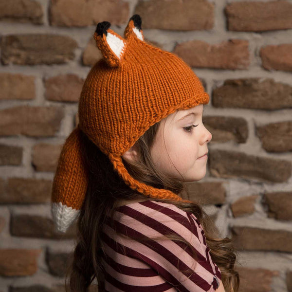 Fox Beanie with Tail
