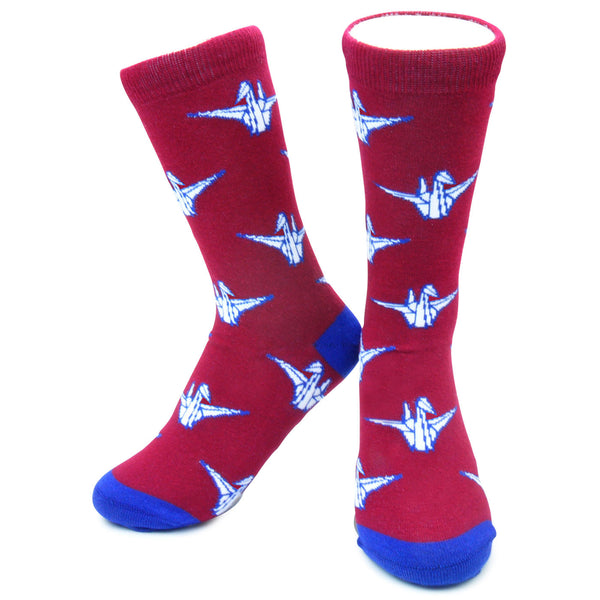Crew Socks - Paper Cranes