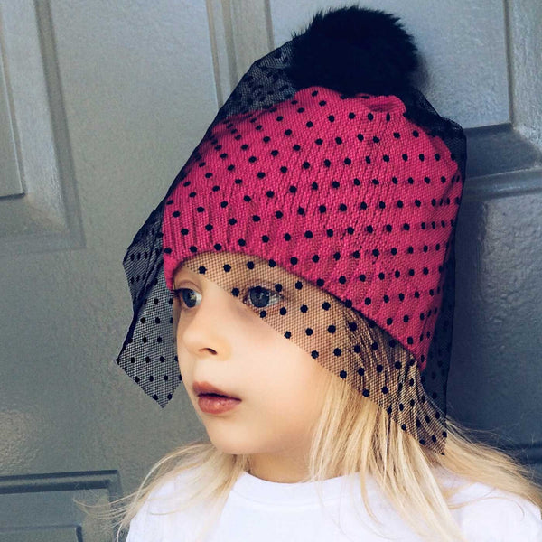 Veil Beanie - Pink